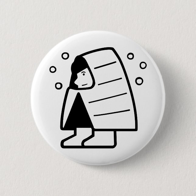 Schneeland Button (Vorderseite)