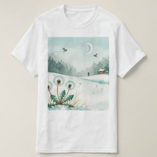 Schneelandschaft im Winter T-Shirt