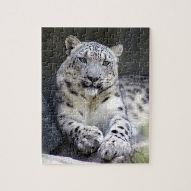 Schneeleopard 27 puzzle (Vertikal)