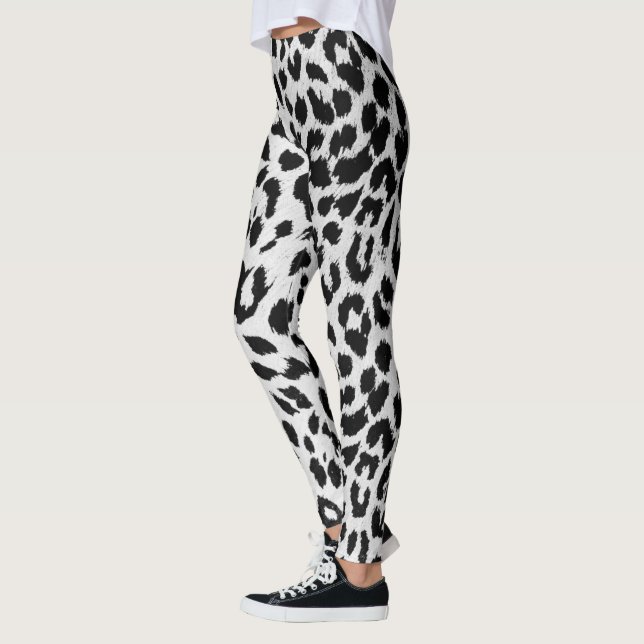 Schneeleopard Leggings (Links)