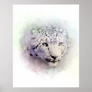 Schneeleopard Poster