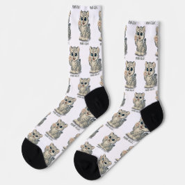 Schneeleopard - Purr-ello Socken