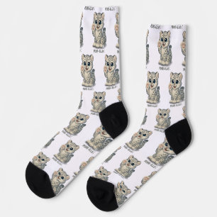 Schneeleopard - Purr-ello Socken