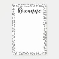 Schneeleopard-Tierdruckausdruck - IT-Notepad