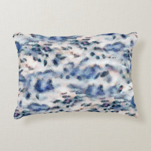 Schneeleopard Tierdruckmuster Dekokissen