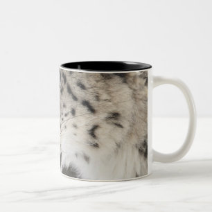 Schneeleopard (Uncia uncia) Zweifarbige Tasse