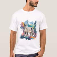 Schneeleopard Vector Art Animal in Majestic