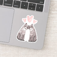 Schneeleoparden am Valentinstag