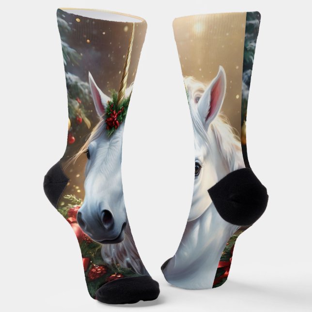 Schneelicht: Das verzauberte Weihnachtslied Socken (Gewinkelt)