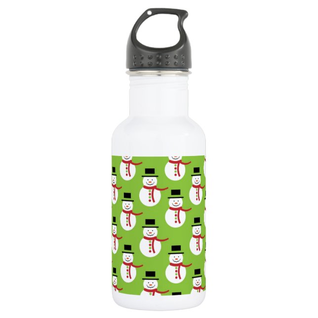 Schneemann 001 trinkflasche (Vorderseite)