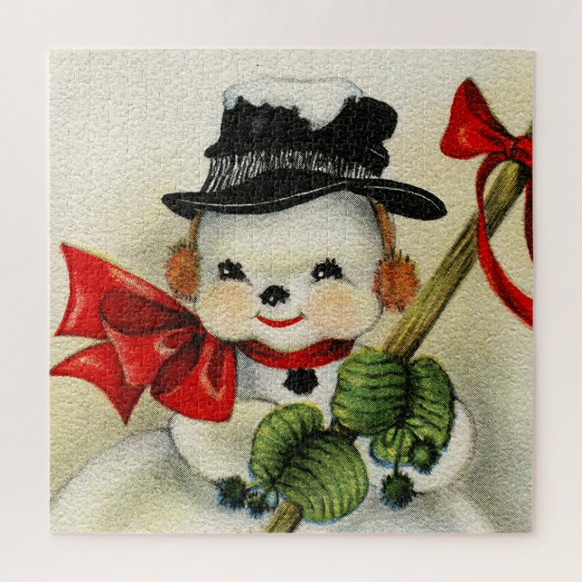Schneemann 004 puzzle (Vertikal)