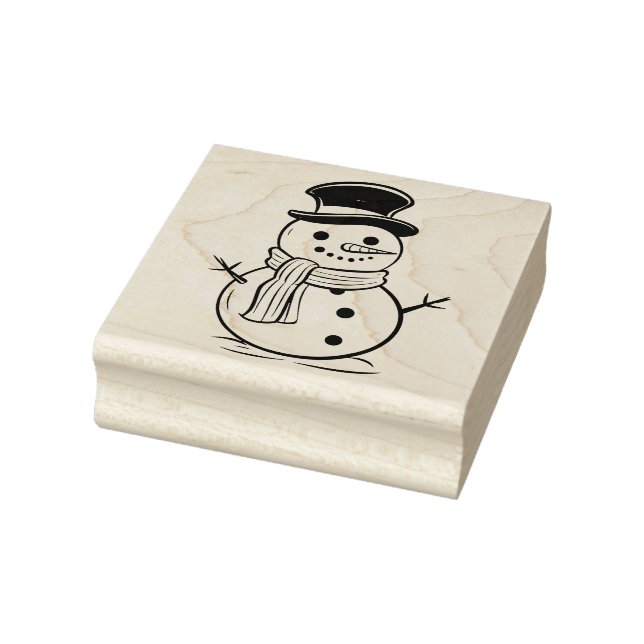 Schneemann 1 gummistempel (Stempel)