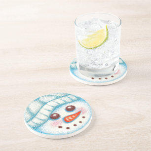 Schneemann-Achs coaster Getränkeuntersetzer