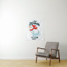 Schneemann anziehen, wie Schneeflocken wirklich ge