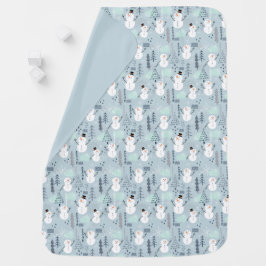 Schneemann Babydecke