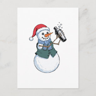 Schneemann Barkeeper Weihnachten 2026 Feiertags-Co