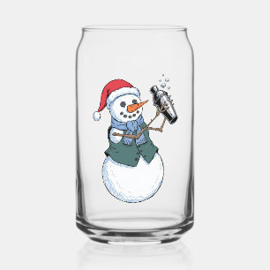Schneemann Barkeeper Weihnachten 2026 Feiertags-Co Dosenglas