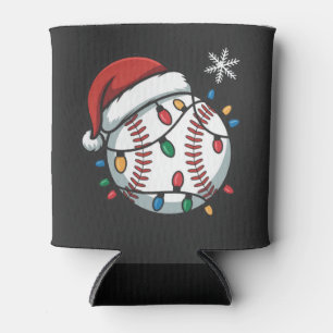 Schneemann Baseball Weihnachten Santa Baseball Spo Dosenkühler