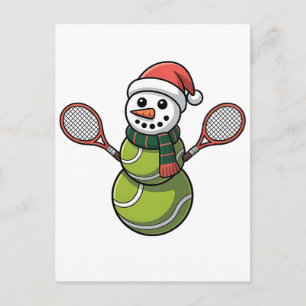 Schneemann Baseball Weihnachten Santa Baseball Spo Postkarte