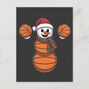 Schneemann Basketball Weihnachten Santa Baseball S