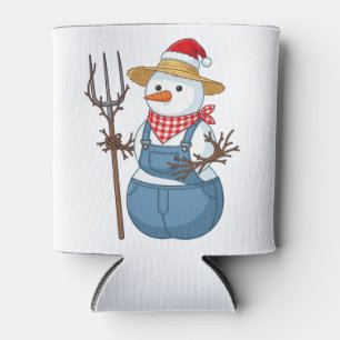 Schneemann Bauer Weihnachten 2026 Ferienbauernhof Dosenkühler