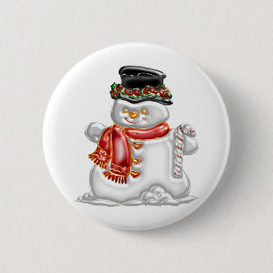 Schneemann Button