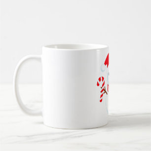 Schneemann Candy Cane Weihnachten Kaffeetasse