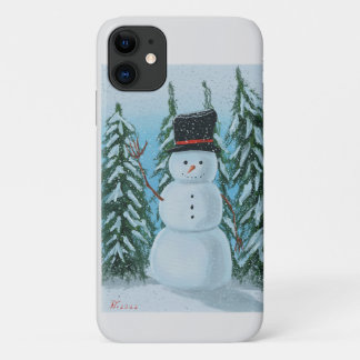 Schneemann-Digitalmalerei Case-Mate iPhone Hülle