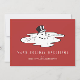 Schneemann - Funny Holiday Cards Feiertagskarte