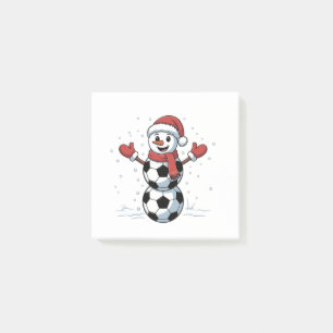 Schneemann Fußball Weihnachten Santa Baseball Spor Post-it Klebezettel