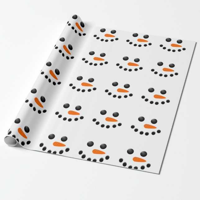 Schneemann Geschenkpapier (Ungerollt)