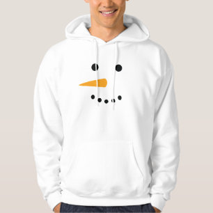 Schneemann-Gesicht Hoodie
