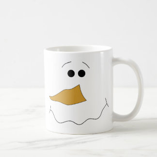 Schneemann-Gesicht Kaffeetasse