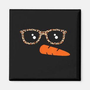 Schneemann Gesicht Karottennase Weihnachten Winter Magnet