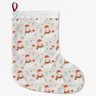 ⛄ Schneemann Großer Weihnachtsstrumpf
