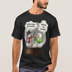 Schneemann im Schneeglobus T-Shirt