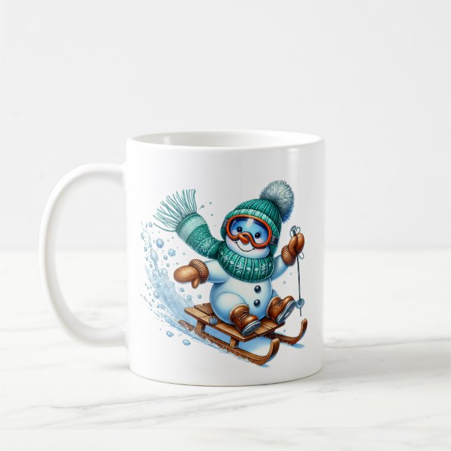 Schneemann-Kaffeetasse Kaffeetasse (Links)