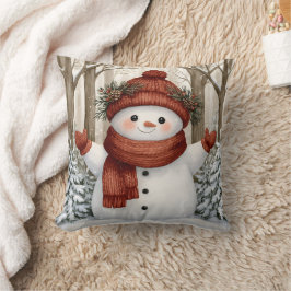 Schneemann Kissen