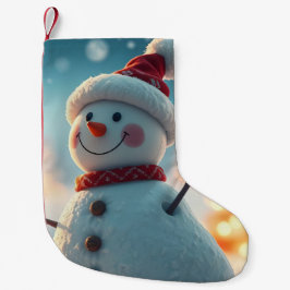 Schneemann Kleiner Weihnachtsstrumpf