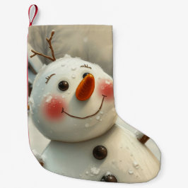 Schneemann Kleiner Weihnachtsstrumpf