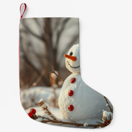 Schneemann Kleiner Weihnachtsstrumpf