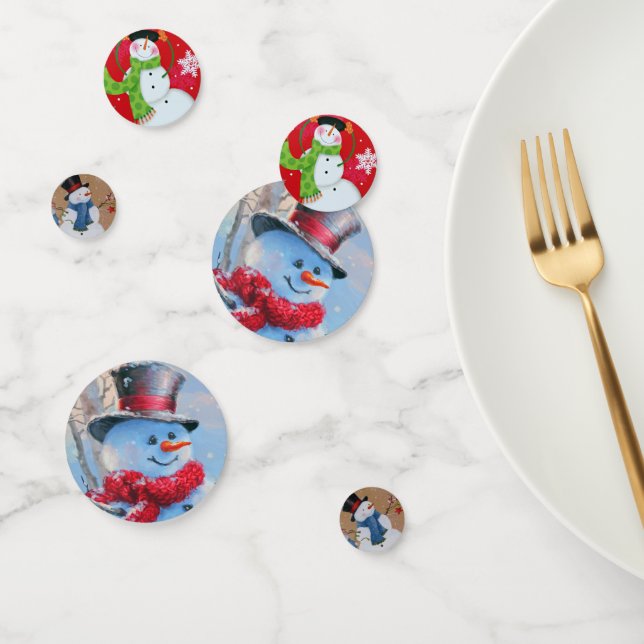 Schneemann Konfetti (Gruppe)