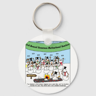 Schneemann Konvention Lustige Weihnachtsgeschenke Schlüsselanhänger