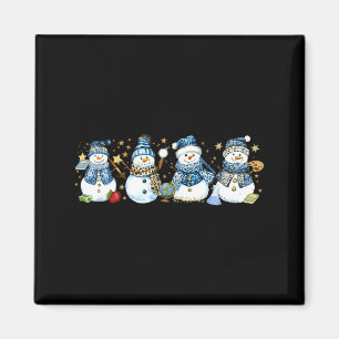 Schneemann-Lehrer-Winter-Leopard-Clroom-Cute-Blue- Magnet
