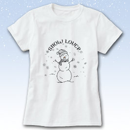 Schneemann-Liebhaber Schneemann T-Shirt