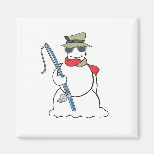 Schneemann Magnet (Vorne)