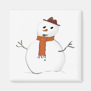 Schneemann Magnet