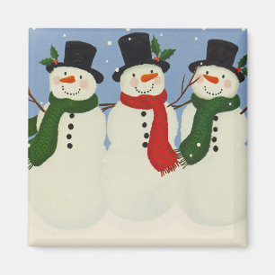 Schneemann Magnet