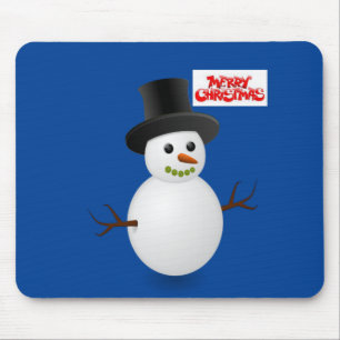 Schneemann-Mauspad Mousepad