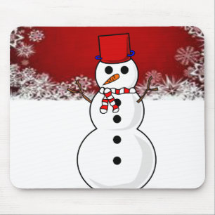 Schneemann-Mauspad Mousepad